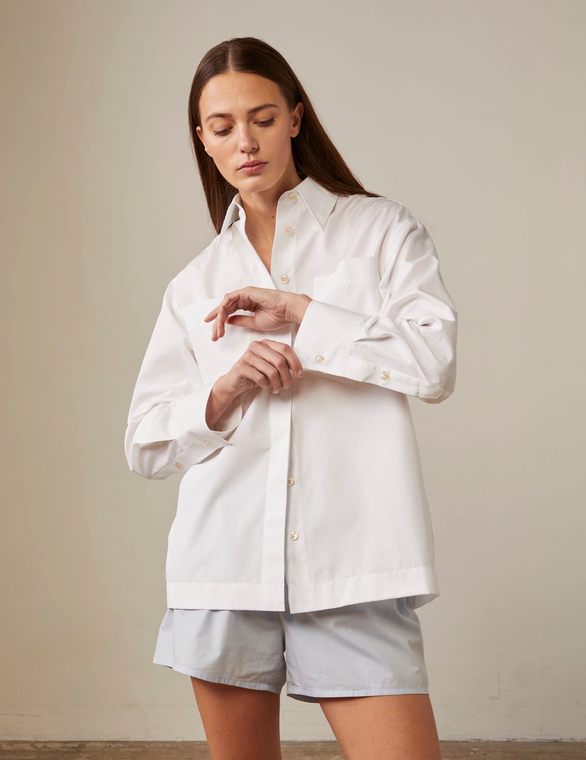 Chemise oversize Faith blanche